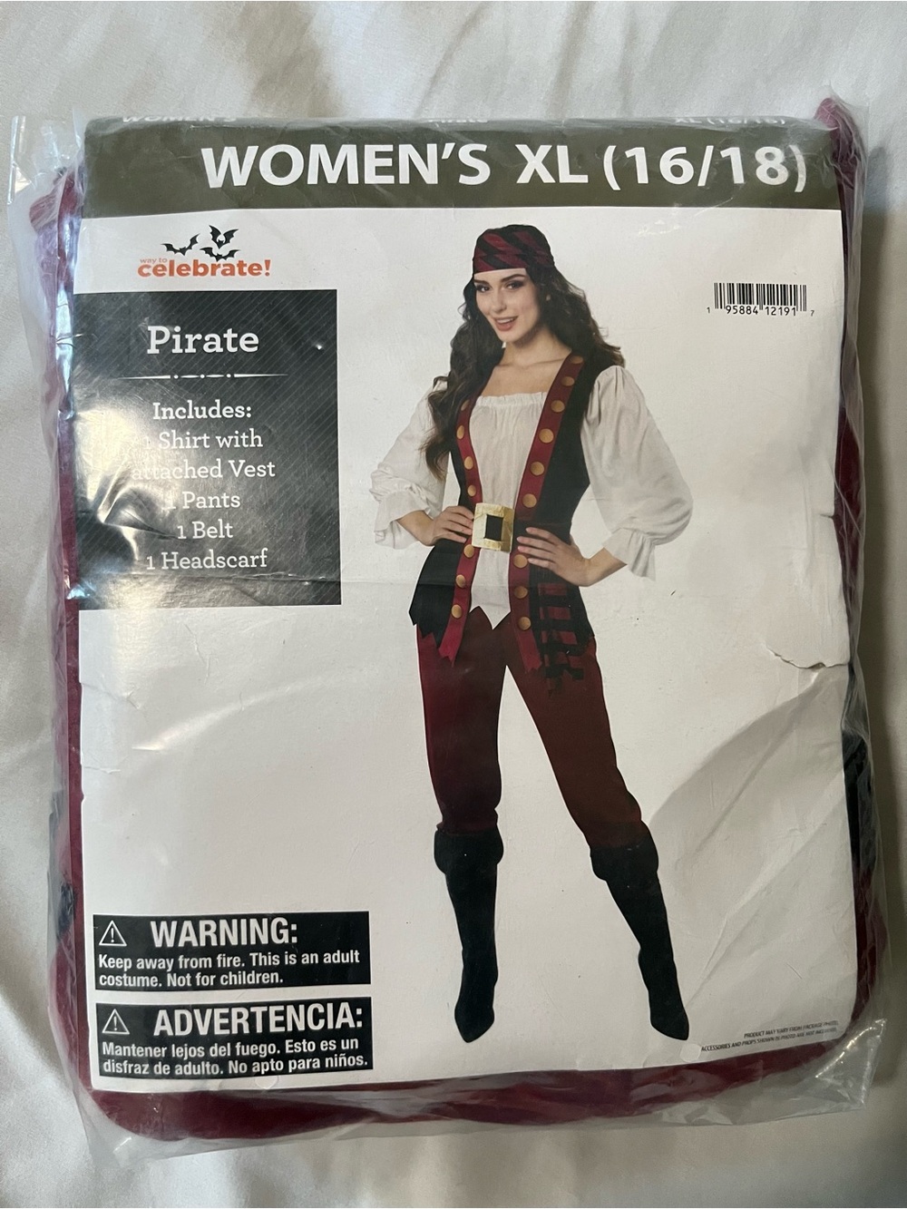 NEW! Pirate Women's Costume XL